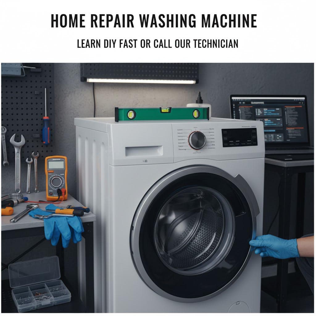 Home Repair Washing Machine: Learn DIY Fast or Call Our Technician